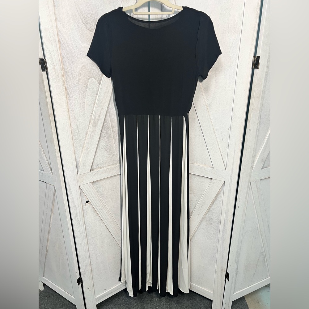 Ny Collection Black And White Maxi Dress - image 2